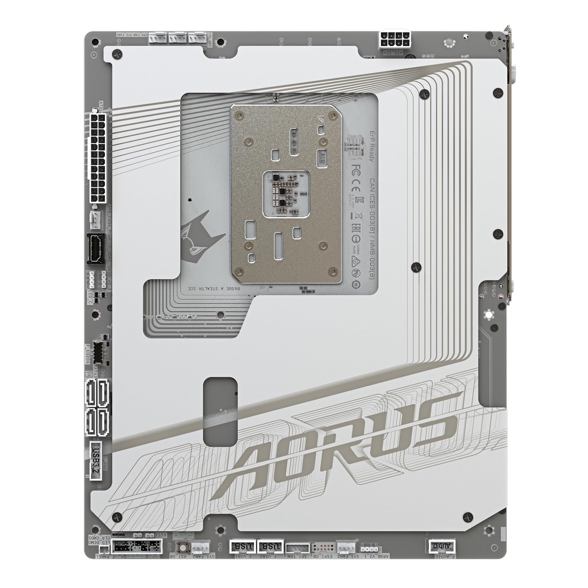 GIGABYTE B650E AORUS Stealth ICE Motherboard - Supports AMD Ryzen